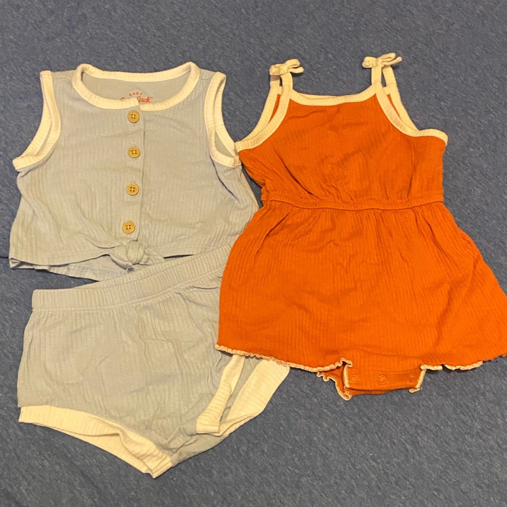 Romper and short set